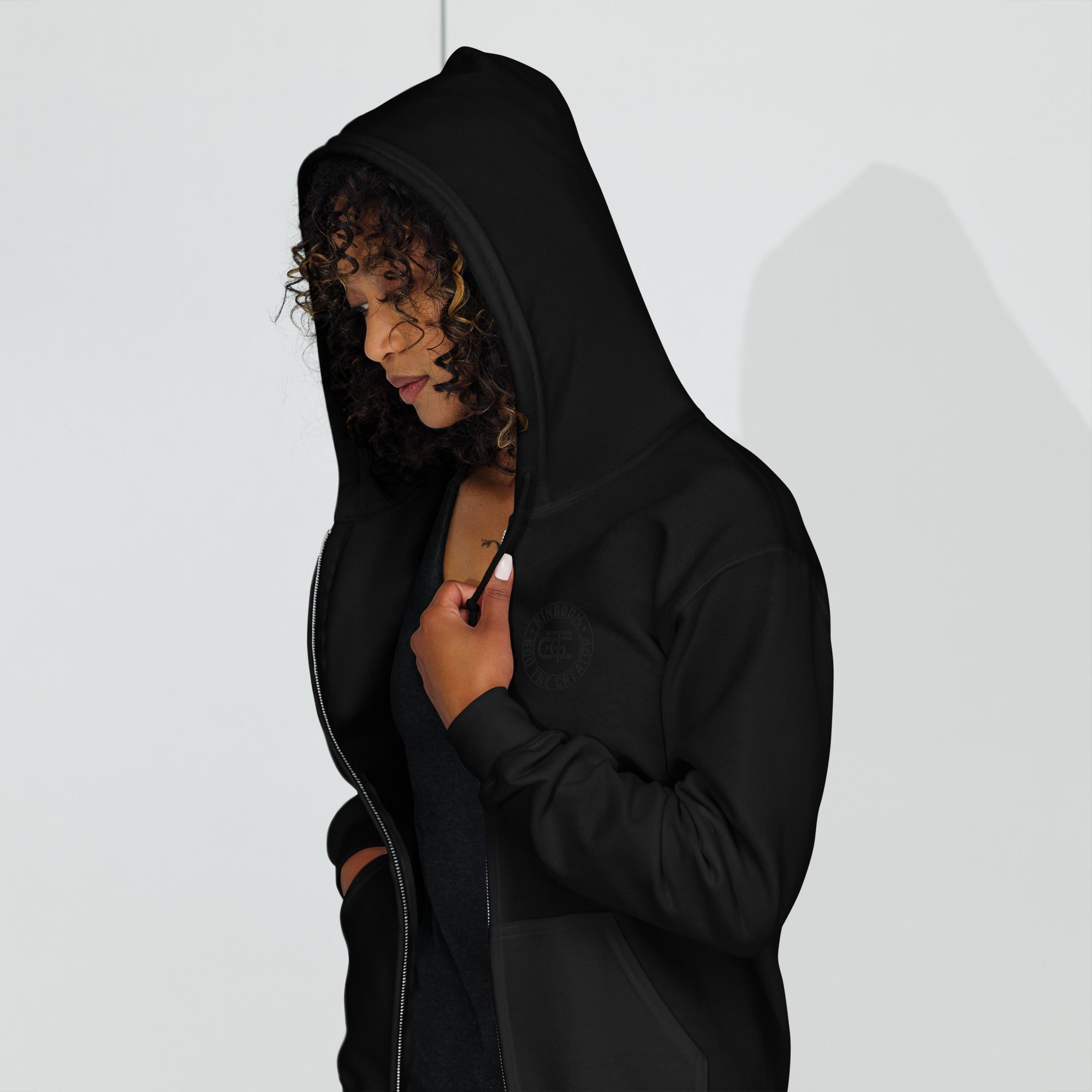 【人気】Motion King Logo Pigment Zip Hoodie Motion King Logo Pigment Zip Hoodie – YZ